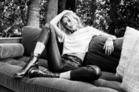 Stella Maxwell - 7 For All Mankind clothing launch Photoshoot 2018